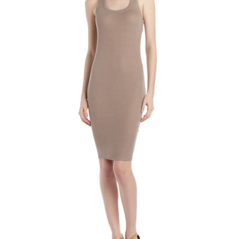 BCBG MaxAzria Ribbed Racerback Midi Dress